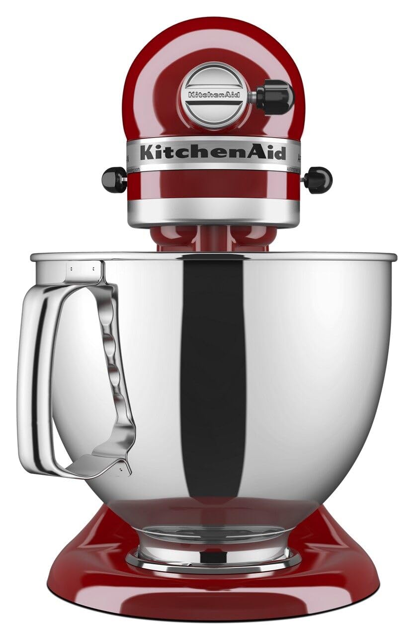 KitchenAid Artisan Series 5 Quart Tilt Head Stand Mixer, Metal, KSM150PS, Empire Red
