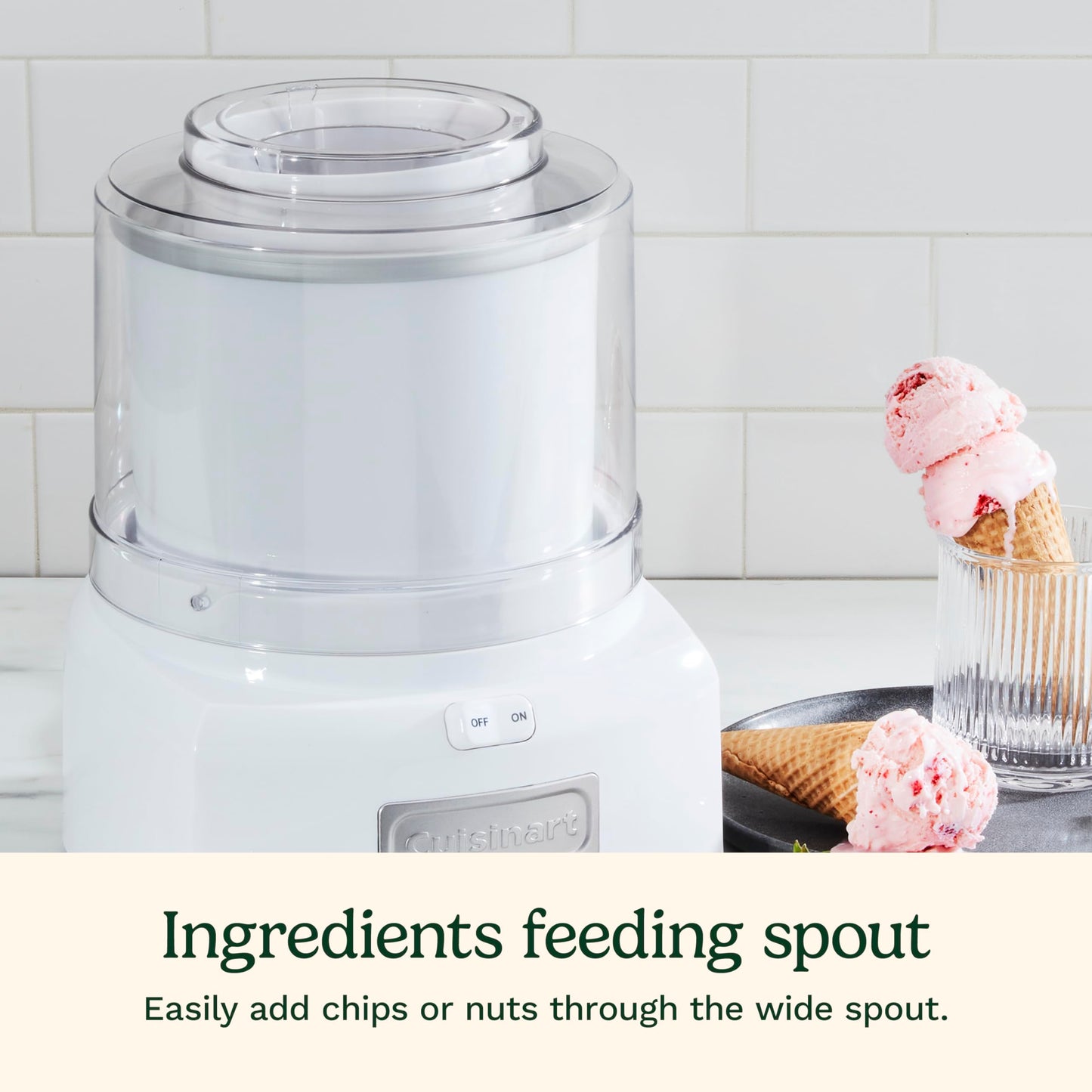 Cuisinart Ice Cream Maker, 1.5 Quart Double Insulated