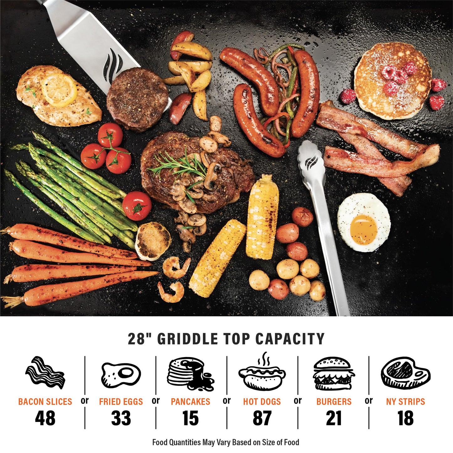 Blackstone Flat Top Gas Grill Griddle 2 Burner Propane Fuelled Rear Grease Management System